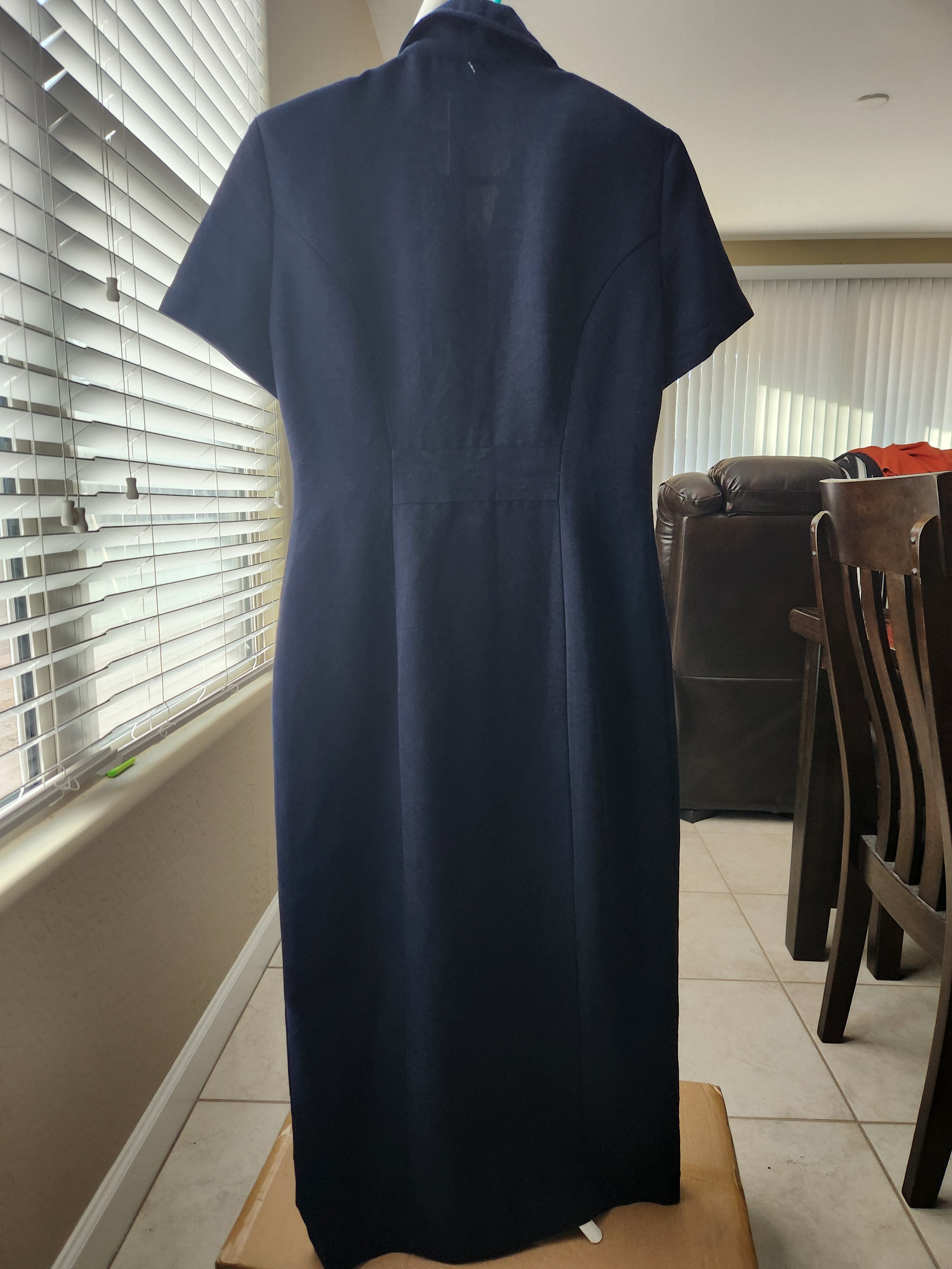 Dress Size 6 Petite Navy Blue